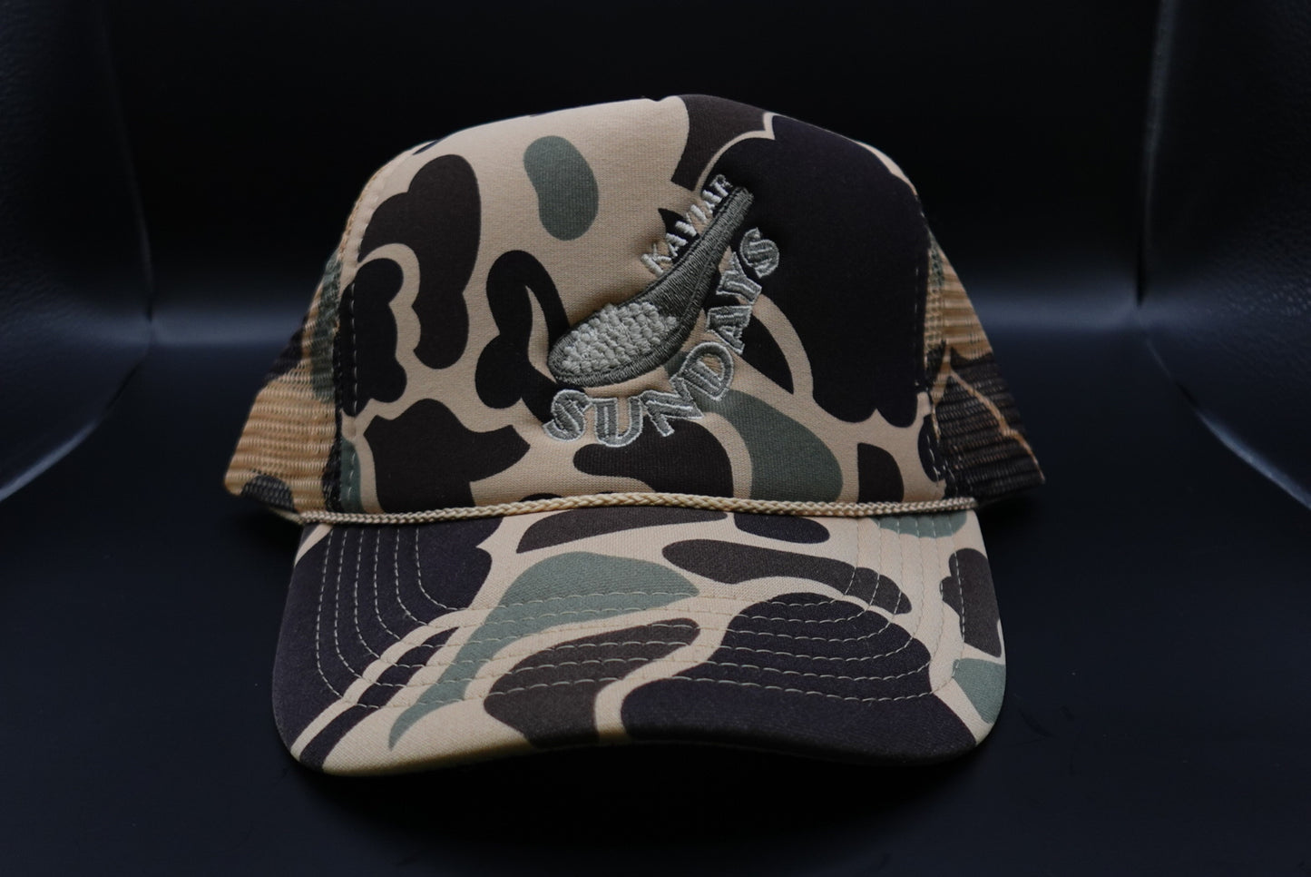 Tan Camo Trucker