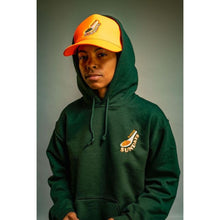 Load image into Gallery viewer, Forest Green Salmon Kaviar Hoodie
