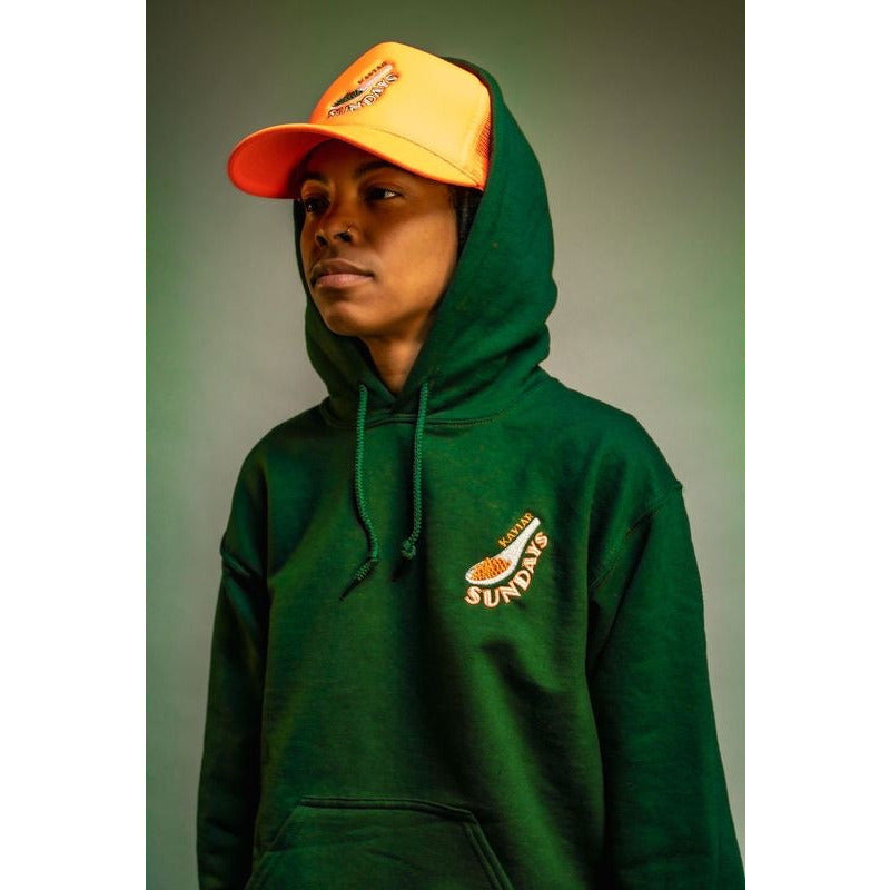 Forest Green Salmon Kaviar Hoodie