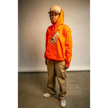 Load image into Gallery viewer, Orange Paddlefish Kaviar Hoodie
