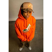 Load image into Gallery viewer, Orange Paddlefish Kaviar Hoodie
