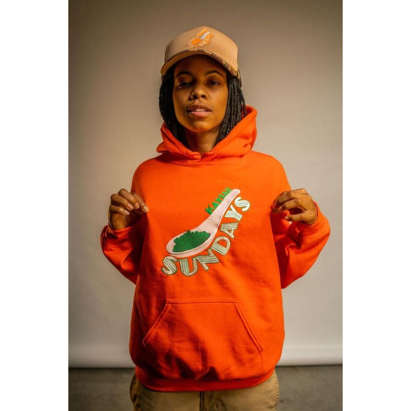 Orange Paddlefish Kaviar Hoodie